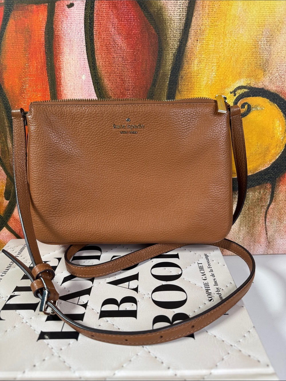 Kate Spade Leila Triple Gusset
Brown Leather Crossbody